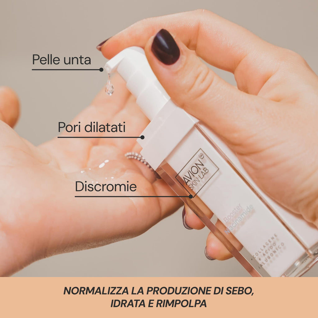 Booster niacinamide - collagene - acido ialuronico