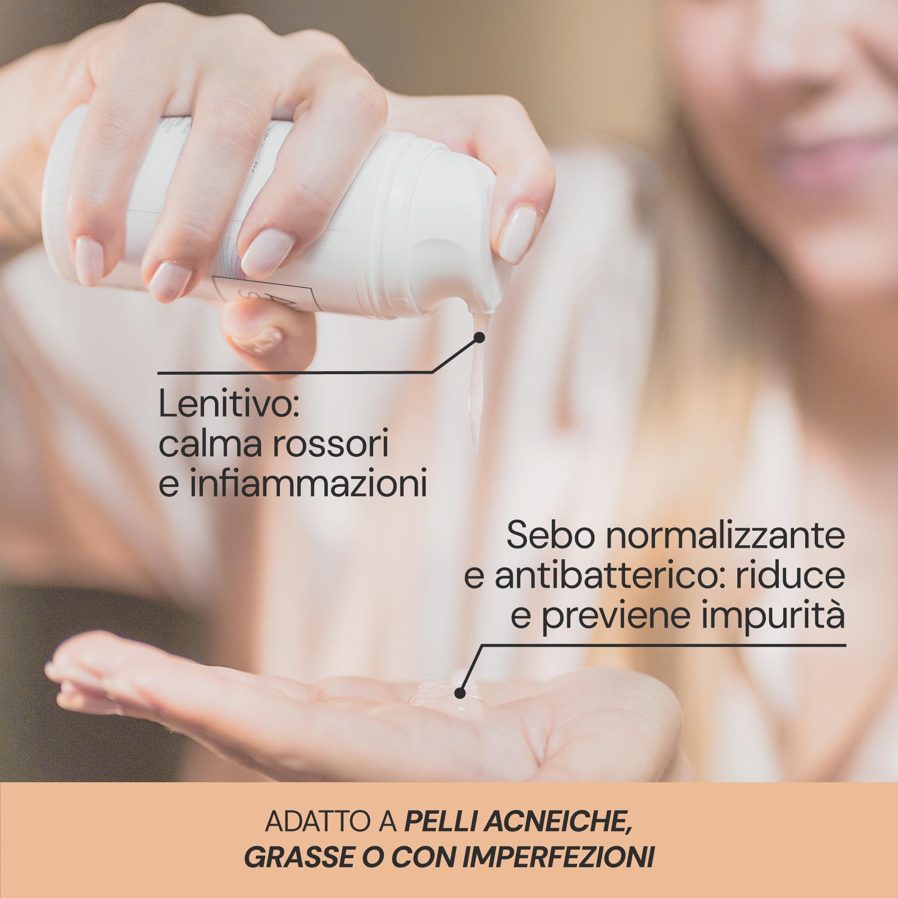 Gel detergente acido salicilico & acido azelaico