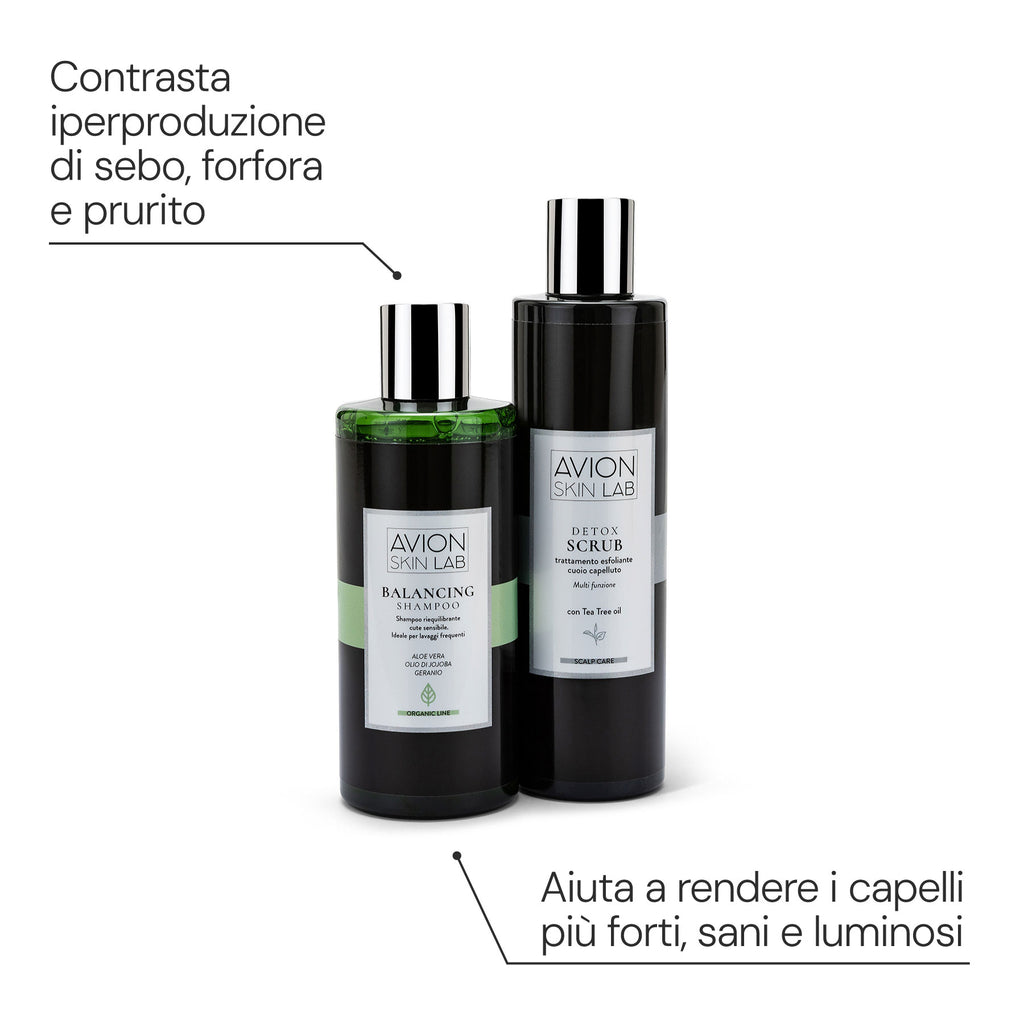 Kit cute grassa e forfora