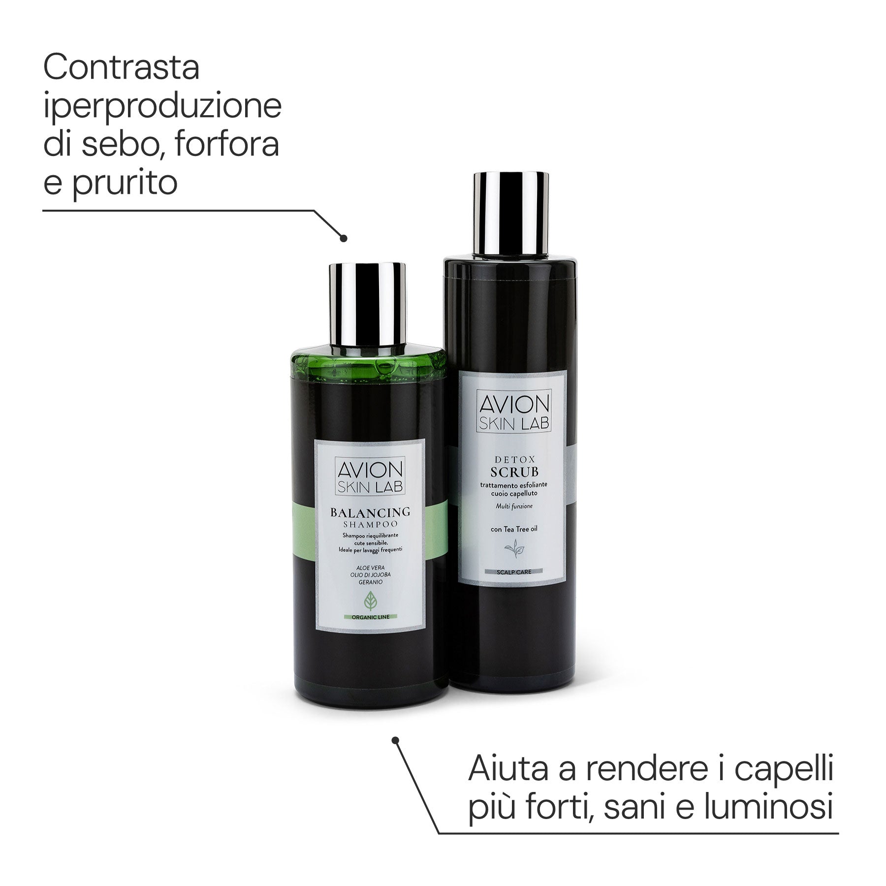 Kit cute grassa e forfora