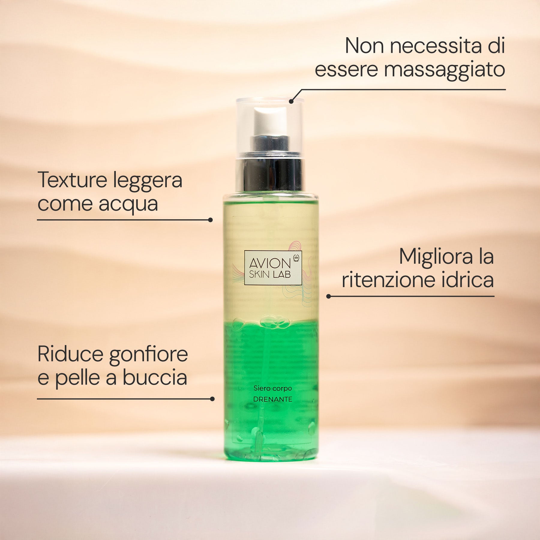 Siero corpo drenante