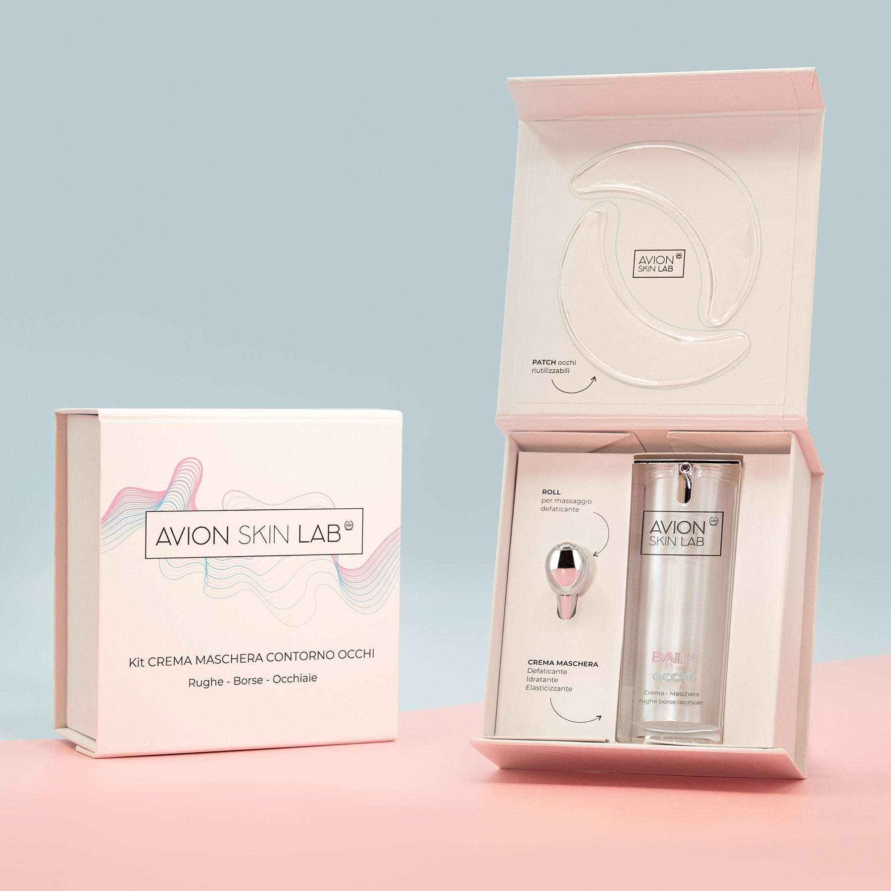 Kit crema maschera contorno occhi